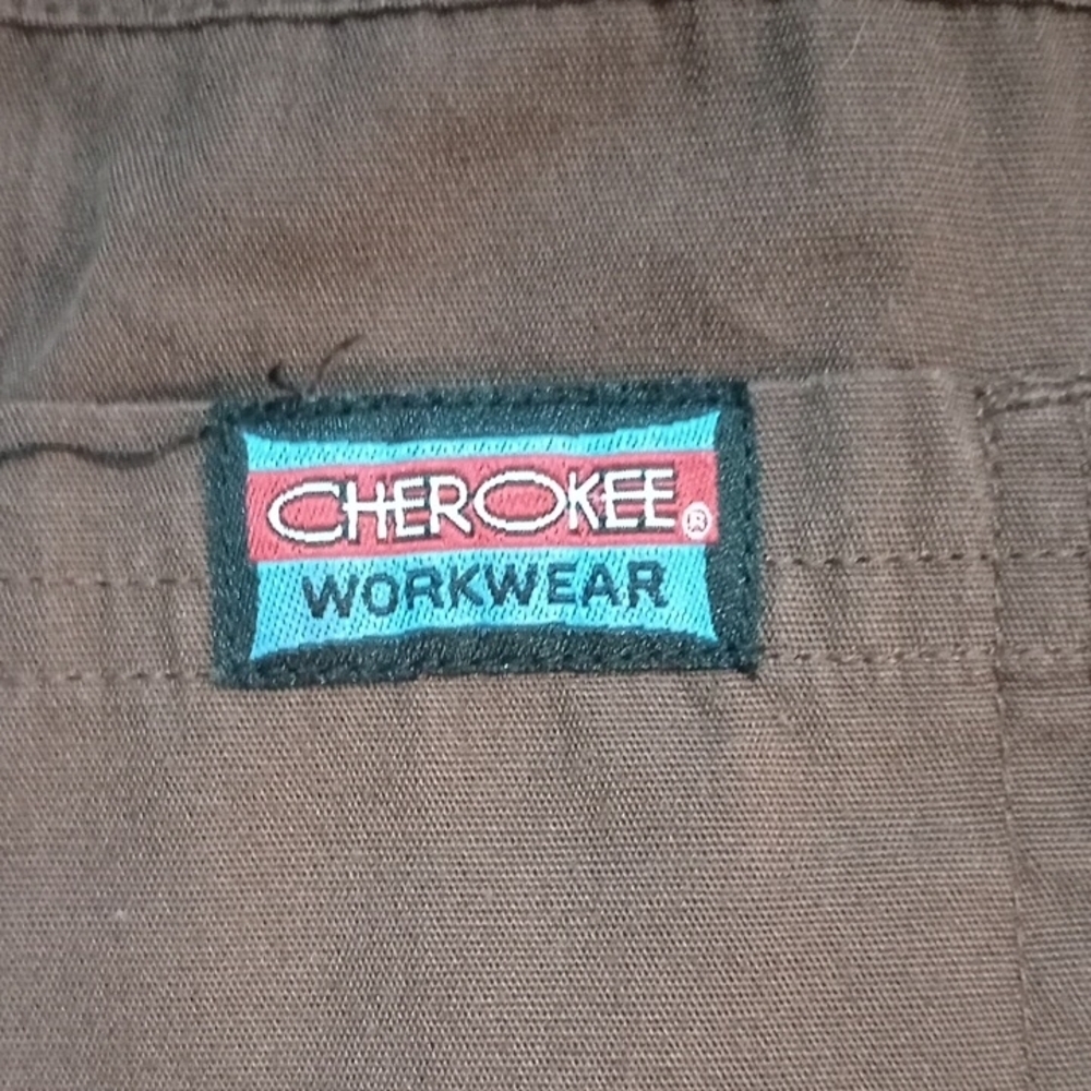 Cherokee Workwear Brown Pants - Picture 2 of 9
